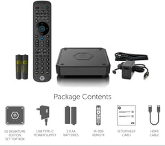 BuzzTV E5 SE Signature Edition 4k Media Device with 4GB RAM, 64GB Storage, IR-200 Remote, Dual Band WiFi, Android 11