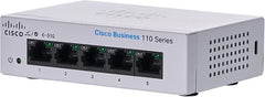 Cisco Business CBS110-5T-D Unmanaged Switch | 5 Port Gigabit Ethernet Switch
