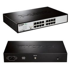 D-Link  DGS-1016D   16-Port 10/100/1000  Gigabit  Desktop/Rackmount  Unmanaged  Switch