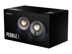 Creative Labs Pebble X 2.0 Premium Desktop Speakers with Bluetooth 5.3 - MF1715