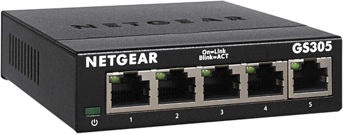 NETGEAR 5-Port Gigabit Ethernet Unmanaged Switch - GS305
