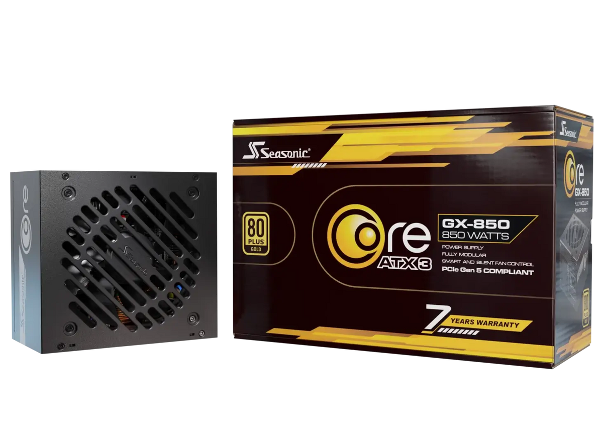 Seasonic PS SRP-CGX851-A5A32SF CORE V2 GX-850 850W 80+Gold Full-Modular ATX3.1 - SRP-CGX851-A5A32SF