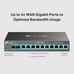 TP-Link Router ER7212PC 3-in-1 Omada Gigabit VPN Router with PoE+ Port Controller Ability Retail