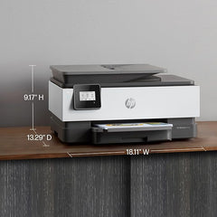 HP OfficeJet 8015e All-in-One Wireless Color Printer for Home Office, Works with Alexa - Grey - 228F5A