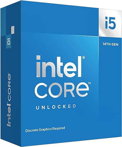 Intel Core i5-14600KF Tetradeca-core (14 Core) 3.50 GHz Processor - 20 MB L2 Cache - 5.30 GHz Overclocking Speed - Socket LGA-1700 - Intel - 181 W - 20 Threads   BX8071514600KF