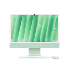 Open Box - Apple A2438  iMac 24" 4K Display (2021) Apple M1 8-Core Chip 8-Core GPU 8GB RAM 256GB SSD - Green - A2438
